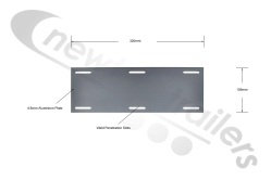 N1008876 112mm Plank End Repair Plate