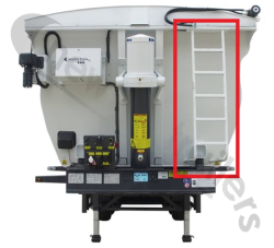 2SKS9404000 STAS Aggregate/ Buildstar 5 Step Catwalk Ladder