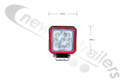 0-421-20 Durite 9 x 3w ADR Approved LED Working Lamp/ Reverse Lamp/Light 12/24v