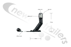 E-106180 Aspoeck Superpoint IV LED MARKER RIGHT HAND  to suit STAS planker