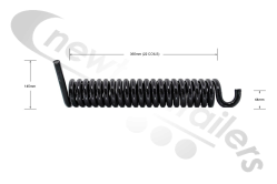 1800279 Shurco 9000 L/H LH Left Hand 22-Coil  Spring Shur-co
