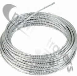 23-WING-13 Dawbarn Wire Rope or Cable for Hydrowing Net system ( APPROX 12m LONG)