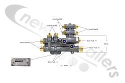 4615130000 WABCO PEM (Pneumatic Extension Module) Valve