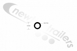 14000423 Knapen K604 Moving Floor Side Door Seal - Per Metre
