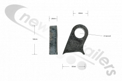 13869 STAS Hydrowing Hinge Eye (STAS Version)