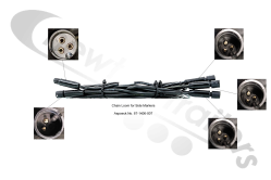  87-1406-007 Aspoeck STAS Agrostar or Buildstar Lead or Cable Chain or Loom Cable Side Marker Left or Right