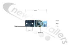 30170613, 30171369 + SC01706 Knapen EXSIDE Side Opening Door Retainer/Catch