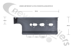 F-1053020 STAS Light Bracket Right Hand / Offside (Right Wing)