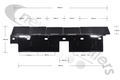 AASW00111-012013-000-xx-J Fliegl Aggregate Pushout Wear Strip at the Bottom Left Sliding Wall