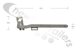 5000196 Kraker Danish Locking Roof Tarpaulin Left