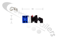 CG4 A201-600 FS2   Titan Walking Floor® Floor Directional Electric Switch - 2 Position