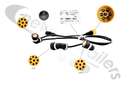 68-4992-017 Aspoeck Rear Supply Cable / Loom For Knapen Premium Rear End NS/Left