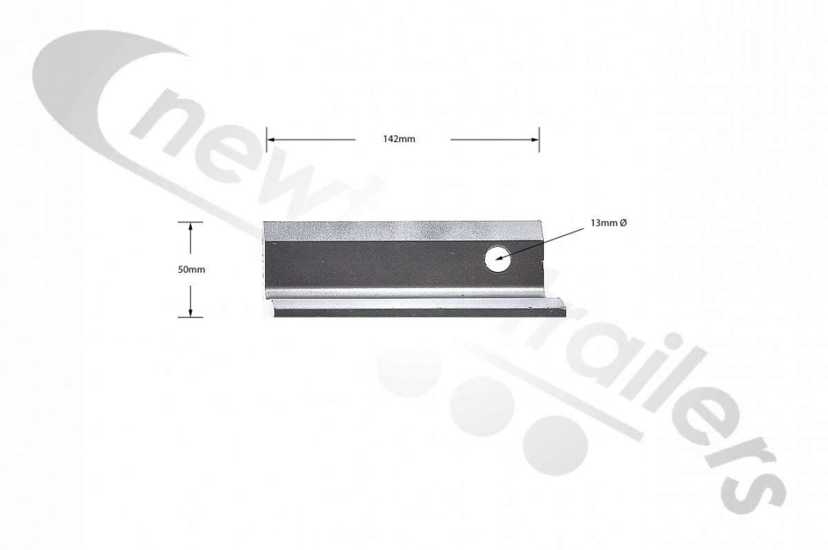 STAS 011L Door Lock Spring Aluminium Weldon Anchor L/H