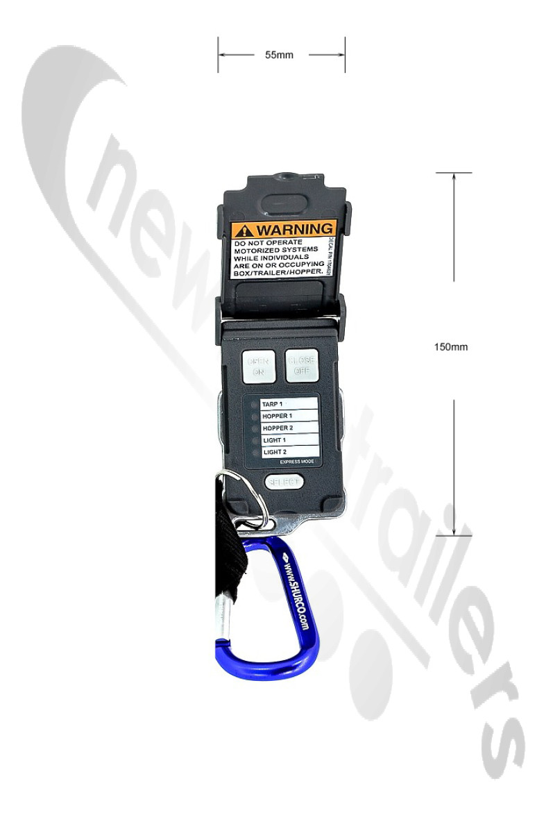 1126867 Shurco 9000 The Smart 3 Handheld Remote Shurco