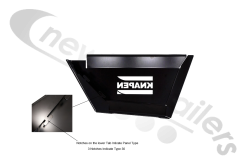 30167087 Knapen Cover Plate, Type 30 - Left Hand (UK NS)
