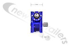 DCM-RGB-01 Transcover V2 Manual Universal (N/S or O/S) Gearbox For 50:50 Net Systems c/w 35mm Output Shaft