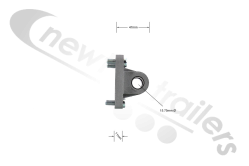 CNTG0048 Wilcox Top Hinge For 50/50 Split Rear Door Air Ram
