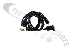 58-6650-067 Aspoeck 7N & 7S With ASS3 15 Female Pin Connector And  3.5m "Y" Link Cable