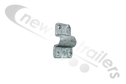 AFER25/12000/YEL Bolt On Ferry Lashing Link Cleat
