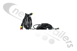 96504-102 Rubbolite LED Front (White) Marker Lamp Loom To Juncton Box Left Or Right (O/S or N/S)