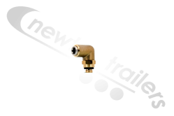 6604  Brass Fitting Elbow M12 Thread For 8mm Pipe