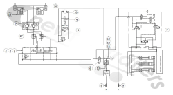 TXART001 Knapen Flow Controller Hydraulic Door Valve 2/3 Valve
