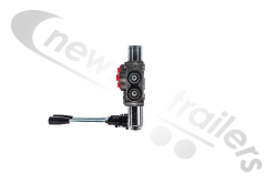 VDM6-MM-U4S Titan Pattern Hydraulic Spool Valve Complete With Fittings - Salami Valve