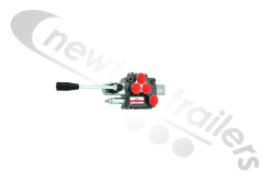 MB-4/1S-MG-3/18LG- 4 Pattern Titan Hydraulic Single Spool Valve Complete With Fittings - Salami Valve