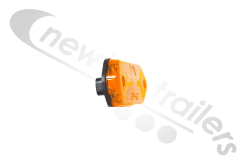 31-7444-007 Aspoeck Flatpoint IV Side Amber Marker Lamp With Fixation 90° Bracket