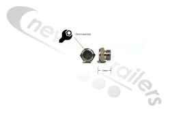 7010-1/4  1/4” BSP Brass Silencer