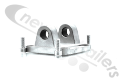 CERF100X Newton Trailers Tailgate SDC Water Tight Air Ram Female Mounting Bracket