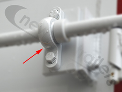 KSTM-20 STAS Grain Hatch Rack & Pinion Bearing with Nylon Housing