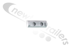 STAFU10 STAS Cover Sheet Nylon Strap Guide Block  in WHITE (painted silver for photos)