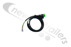 68-2407-017 Aspoeck Tail Lamp LOOM- ASS1 Green Connector With 3 Metre 7 Core Cable  For Right Hand Lamps