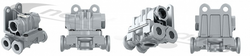 9735000510 Wabco Quick Release Valve 6 Port M22