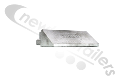 BDICO08034 Cargo Floor Plank End Cap 112mm Aluminium With Knapen Logo (Single)