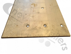 BDICO75005 Stainless Steel Wear Plate 2400x242x4 For Rear Of Trailer Floor