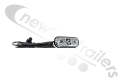 31-7707-157 Aspoeck Front Marker Light White Unipoint ASS3 3.0 Meter Lead Used In The Headboard Higher Position