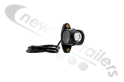 31-3364-017 Aspoeck Marker Light - Outer Superpoint III LED Lamp 1.5m P&R Cable Black/Amber/White