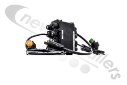 76-6431-117 Aspoeck Junction Box With 14 Ports Box, 15 Female ASS3 Connector (Clip Fitting). 2x7 Rear Lamp Cables