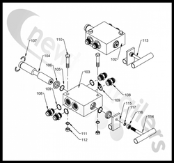 03877901 Keith® Walking Floor® RFII Control Valve Seal Kit