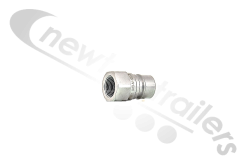 ANV34M Hydraulic Coupling Quick Release 3/4" Male A Series ISO With 3/4" BSP Female Fitting