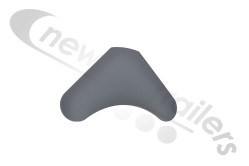 BDICO02006 Knapen Top Rail Front Top Corner Profile For Trailers With Moving Headboard