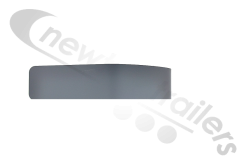 BALST10010 Knapen Top Rail Front Outer Corner Profile For Trailers With Moving Headboard
