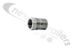 84006ANV Hydraulic Coupling Quick Release 1"1/2 Male A Series ISO With 1"1/2 BSP Female Thread Fitting