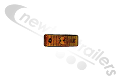 21-2200-067 Aspoeck Marker Lamp Side Amber Flatpoint LED Version Lamp Only