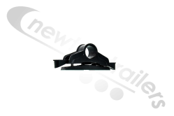XPF34/4 Nylon Mud Guard Wing Fitting Clamp Bracket For 34mm Tube (SINGLE)