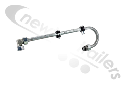 STUK 5004469 Kraker Front Headboard Swan Neck Bent Over Hydraulic Pipe 25s