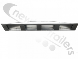 REAR HOOD 8" for Ribsider 96.75" Dawbarn for Fruehauf Cover Sheet FRONT DOME Hood 8" (200mm) x 96.75" For RIBSIDER