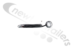 31-6704-077 Aspoeck Marker Lamp - Front Monopoint II Clear LED With 1.5 P&R Fixing